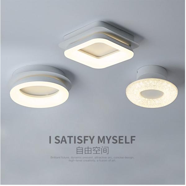 Corridor  Lighting LED Lamp Round Shape White Color Ceiling Lamps 3000K/4000K/6000K