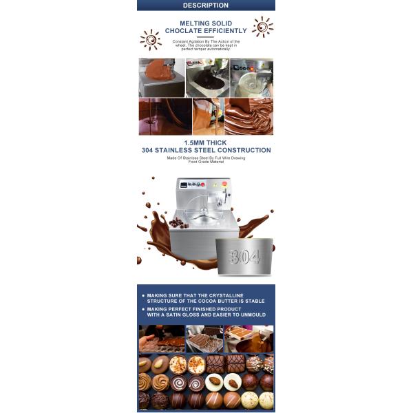 Professional Chocolate Melting Pot for Constant Temperature Truffle and Chocolate Making
