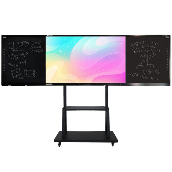 75 Inch LED Smart Digital Blackboard with 350 Cd/㎡ Brightness and 40 Points Infrared Multi-touch for Interactive Teaching