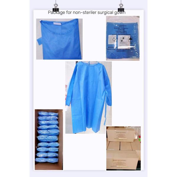 Wholesale Eco - Friendly Anti - Blood Disposable Surgical Gown for Hospital