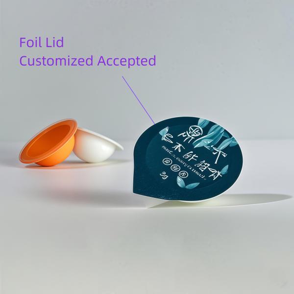 Vaso de gelatina hemisférico de PP de 10 ml para cosméticos personalizable