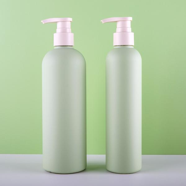 200ml 500ml Plastic Shampoo Pump Bottle HDPE Green Lotion Shower Gel Body