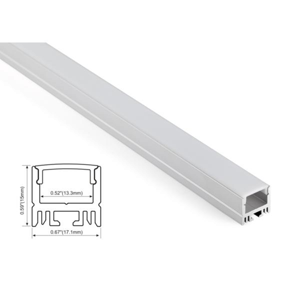 Aluminum Profile LED Linear lighting 17.1mm x 15mm with led strip and power supply