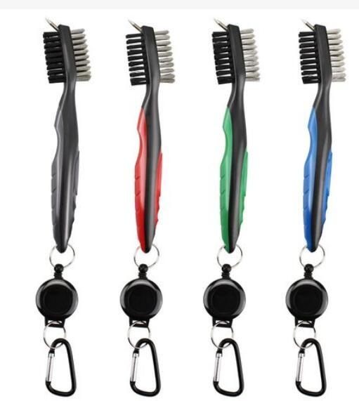 Outdoor Portable Golf Divot Tool Cleaning Custom With Two Sides Brush