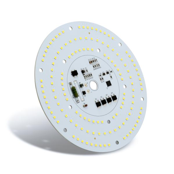 Flicker Free Round AC Led Module D100mm 120V Aluminum PCB For Ceiling Light