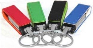 La fuente vende al por mayor memorias USB de cuero AT-030S del usb