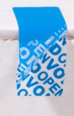 Etiquetas evidentes da calcadeira ABERTA VAGA feita sob encomenda de LOGO Printed Tamper Proof Labels