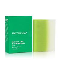 Sabão de banho feito a mão orgânico 135g de Moisturing Matcha Lemengrass da natureza da marca própria