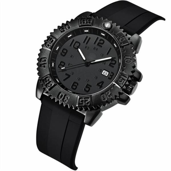 Silicone Strap Sport Chronograph Watch Pin Buckle Men'S Digital Watch With Large Numbers
