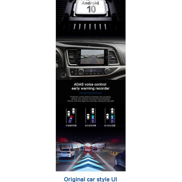 Установка на приборной панели Универсальное 10-дюймовое автомобильное стерео с Android 10.0 OS HDTouch Screen и Bluetooth