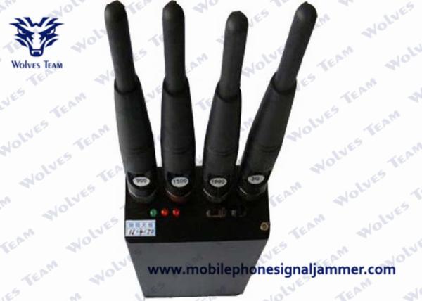 Compact Structure Mobile Phone Signal Blocker Jamming Range 5 - 30m CDMA GSM DCS PHS 3G