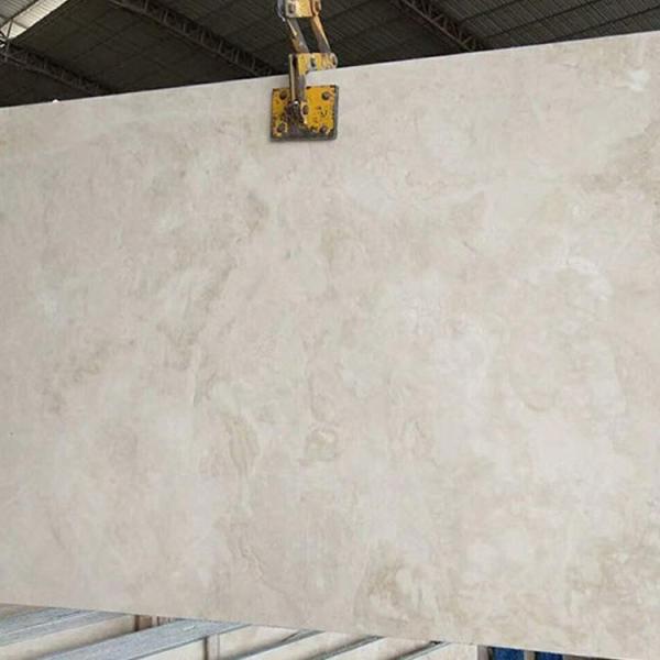 Modern Design Cappuccino Beige Marble Stone Natural Polished For Fireplace