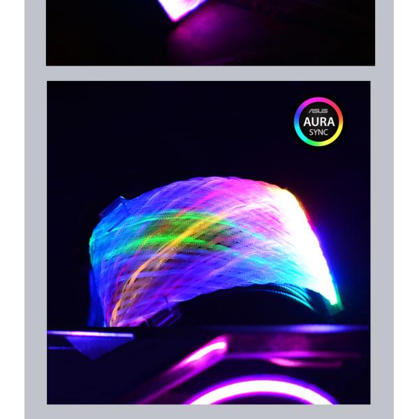 24Pin RGB Extension Cable  Neon Light cable for Gaming PC Single headlight