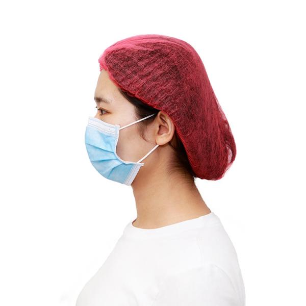 Non-Sterile Hospital Beauty Clean Bouffant Mob Cap Clip Mop Hair Net Disposable PP Caps