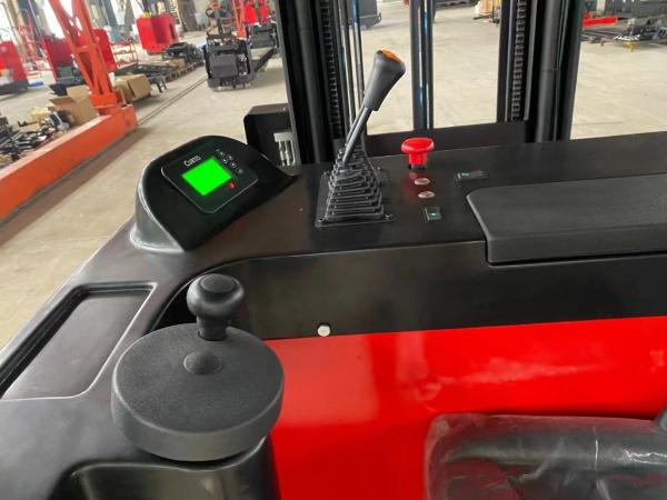 750 Ah Bateria Sitting-On Double Reach Lift Truck Pallet de empilhadeira elétrica