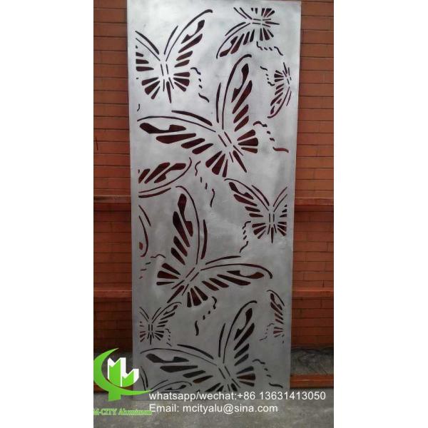 panneau de coupe laser de tournesol Panneau de revêtement en aluminium métallique Panneau sculpté pour façade