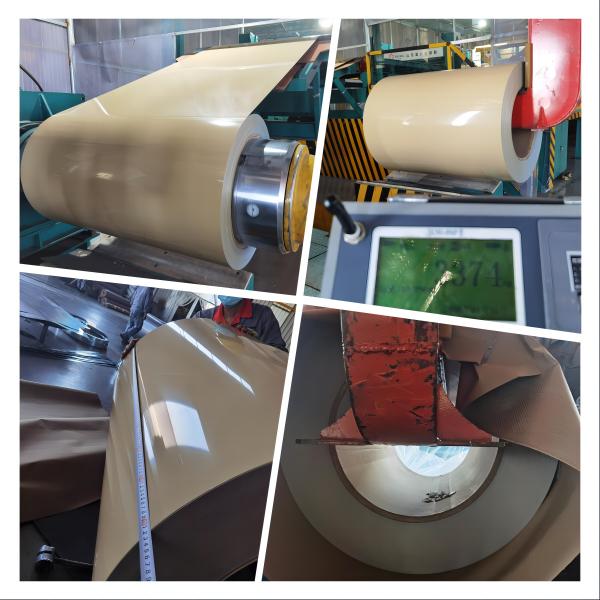 Durable RAL Color Steel Coil For Wall Cladding / Building Materials