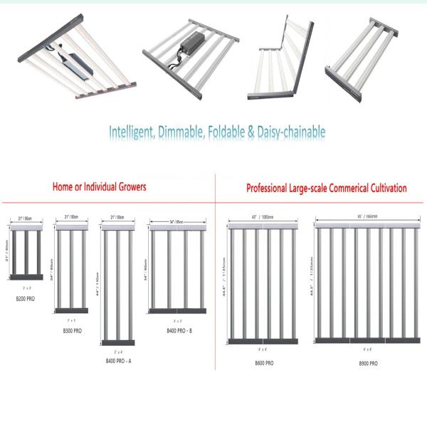 2.9umol/j 640W LED Grow Light Hps Replace Aluminum 1000w Grow Lamp