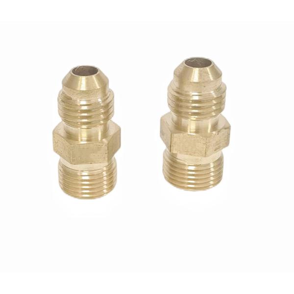 переходник трубы трубы пирофакела 1/2» NPT x 1/2 '' латунный подходящий мужской ровно отполировал