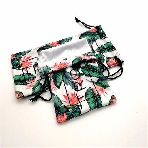 Custom Logo Microfiber Drawstring Dust Bag For Eyeglasses Storage And Protection
