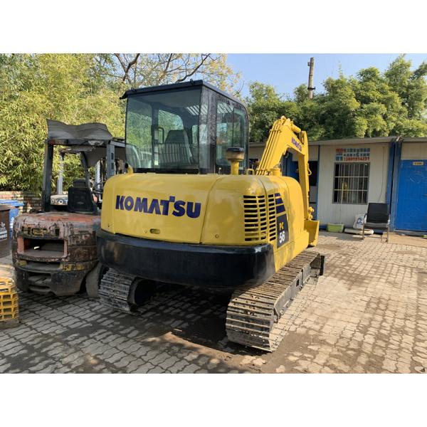 Front blade available Used KOMATSU PC56-7 Excavator For Sale/KOMATSU PC56 Excavator