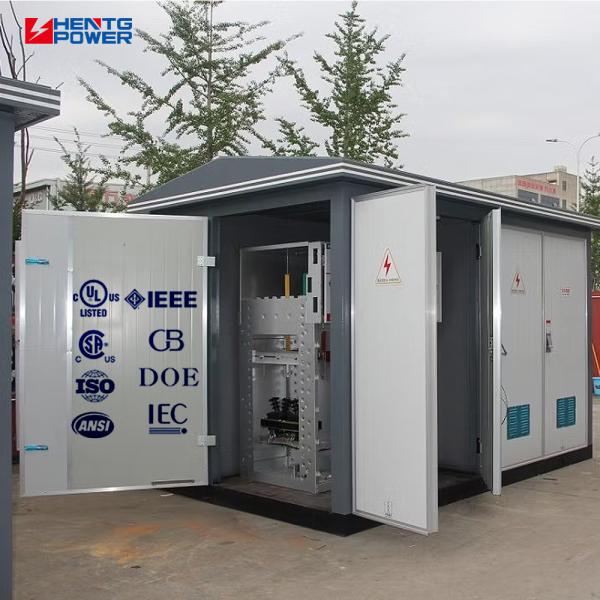 Electrical Compact Substation Transformer 2000kVA Substation Power Transformers Variable Voltage