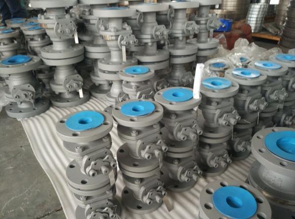 Casted End Entry Industrial Ball Valve Full / Reduces Bore Ports With Fire Safe Design