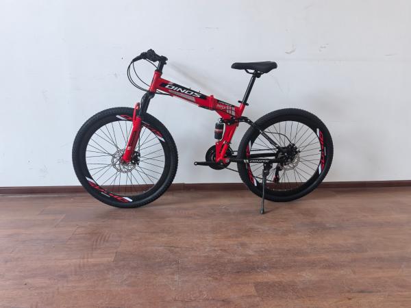 26 inch folding mountain bike with suspension 26 folding bike with disc brakes