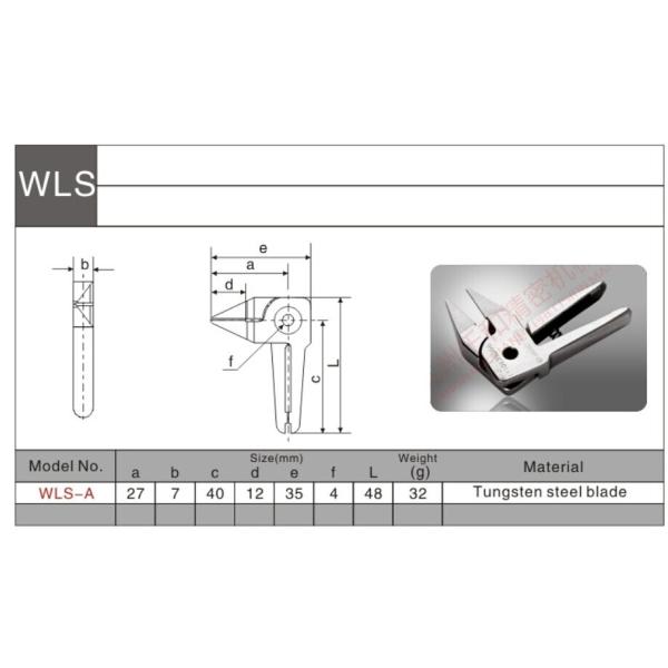 Tungsten Steel Air Nipper With Replacement Blade 120 Cut / Min
