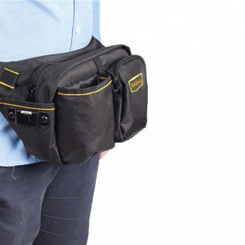 Customized Waterproof Set Tools Kit Carpenters Durable Tool Pouch Electrician Waist Tool Bag
