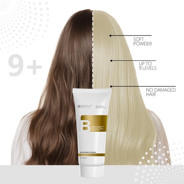 Nourishing Hair Bleaching Cream for Professional Stylists and Salons Fading and Long-Lasting Results