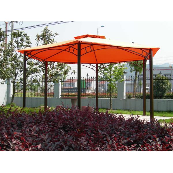 2.5*2.5*2.5M PVC Hexagonal Aluminum Canopy Gazebo Tent for Garden Outdoor Activities