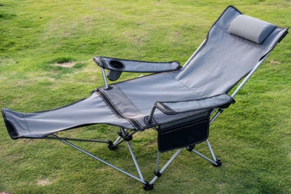 Portable Folding Beach Chair Outdoor Fishing Gear Leisure Sitting And Lying