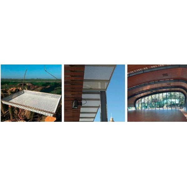 2.5mm Thickness Big Hole Zinc Perforated Metal Mesh