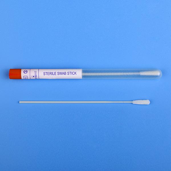 1 Person Oropharyngeal Nylon Flocked Swab Oropharyngeal Nylon Flocked Swab With Tube