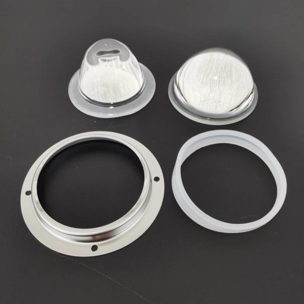 78mm Borosilicate Glass LED Lens for High Bay Lighting 45° Optical Lens for Industrial LED Fixtures