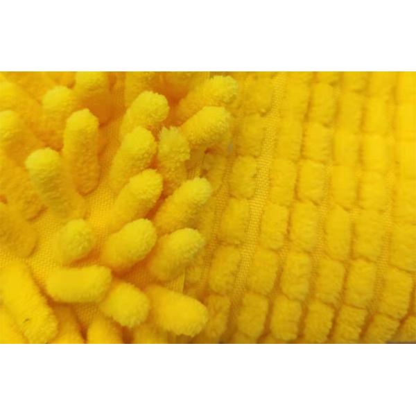 1 см очищая покрашенное 100% полиэстер ткани Microfiber синеля кучи извива