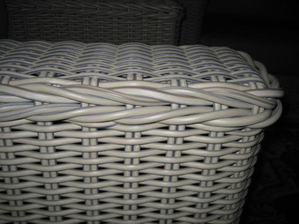 outdoor 9mm half round rattan sofa set