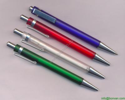 gift pen, frosted plastic ball,logo branded advertising gift pen