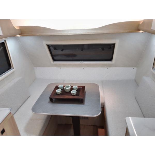 Esqueleto de pouco peso do reboque de campista da liga de alumínio da caravana do campista da aventura da tração