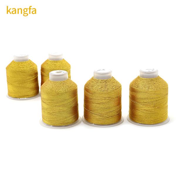 100% Polyester M Type Metallic Thread for MERCERIZED High Tensile Strength Embroidery
