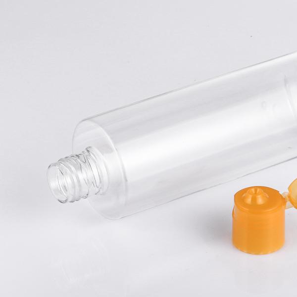 Hot stamping Plastic Screw Top Bottles 55mm diameter for makeup remover