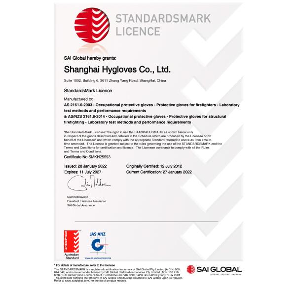 КАК перчаток NFPA 1971 пожарного кожи кенгуру Cowhide структурное/NZS 2161,6