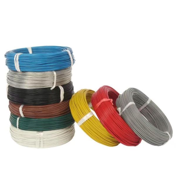 Pre-colored FEP Resin Series for Wire & Cable, 10 Colors Including Black White Blue Red Yellow Green, TFL205 MFI 6-8 for Aerospace & Industrial Cables, 260°C Heat Resistant Fluoropolymer Pellets