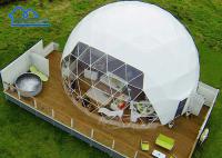 Tenda de Glamping Dome personalizada Hotel de luxo com cobertura de telhado de PVC Marítimo Eco luxo tendas