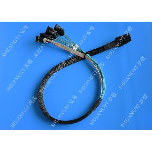 Internal SFF 8087 To SATA SAS Serial Attached SCSI Cable 75cm With Sideband SGPIO