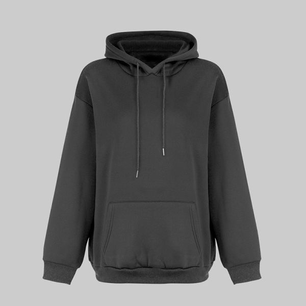 Thick 440g Polyester/Cotton Fleece Sweatshirt with Personalized Print Design for All Seasons