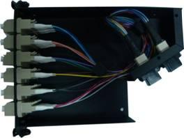 Conector high-density LC da cor 12 do preto do sistema da fiação do cabo/caixa terminal do milímetro FTTH