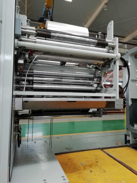 Vácuo conduzido elétrico de Znic 1200mm que metaliza a máquina, máquina de revestimento do filme
