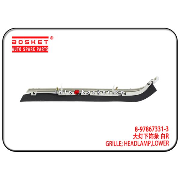 Grade principal da lâmpada 8978673313 das partes do corpo 8-97867331-3 de 4JB1 NKR55 Isuzu mais baixa